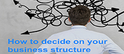Deciding a Business Structure – it is important to find the structure that best suits your needs